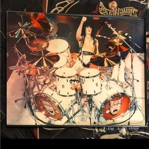 TOMMY LEE-MOTLEY CRUE Drum Carousel Photo 8X10 Framed Photo